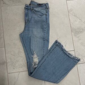 House of Harlow 1960 high rise stretch flare